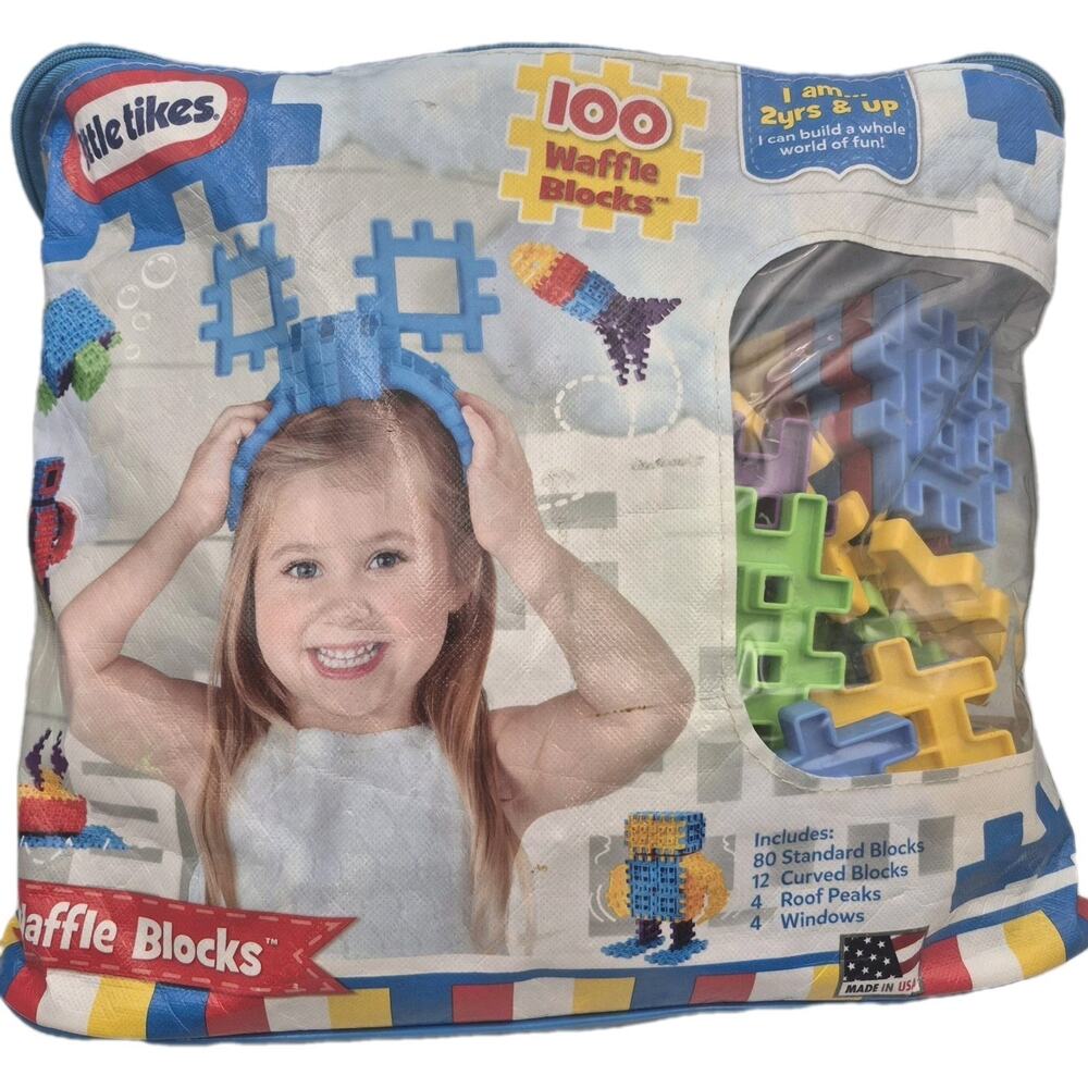 Little Tikes Bag of Waffle Blocks Ages 2 and Up